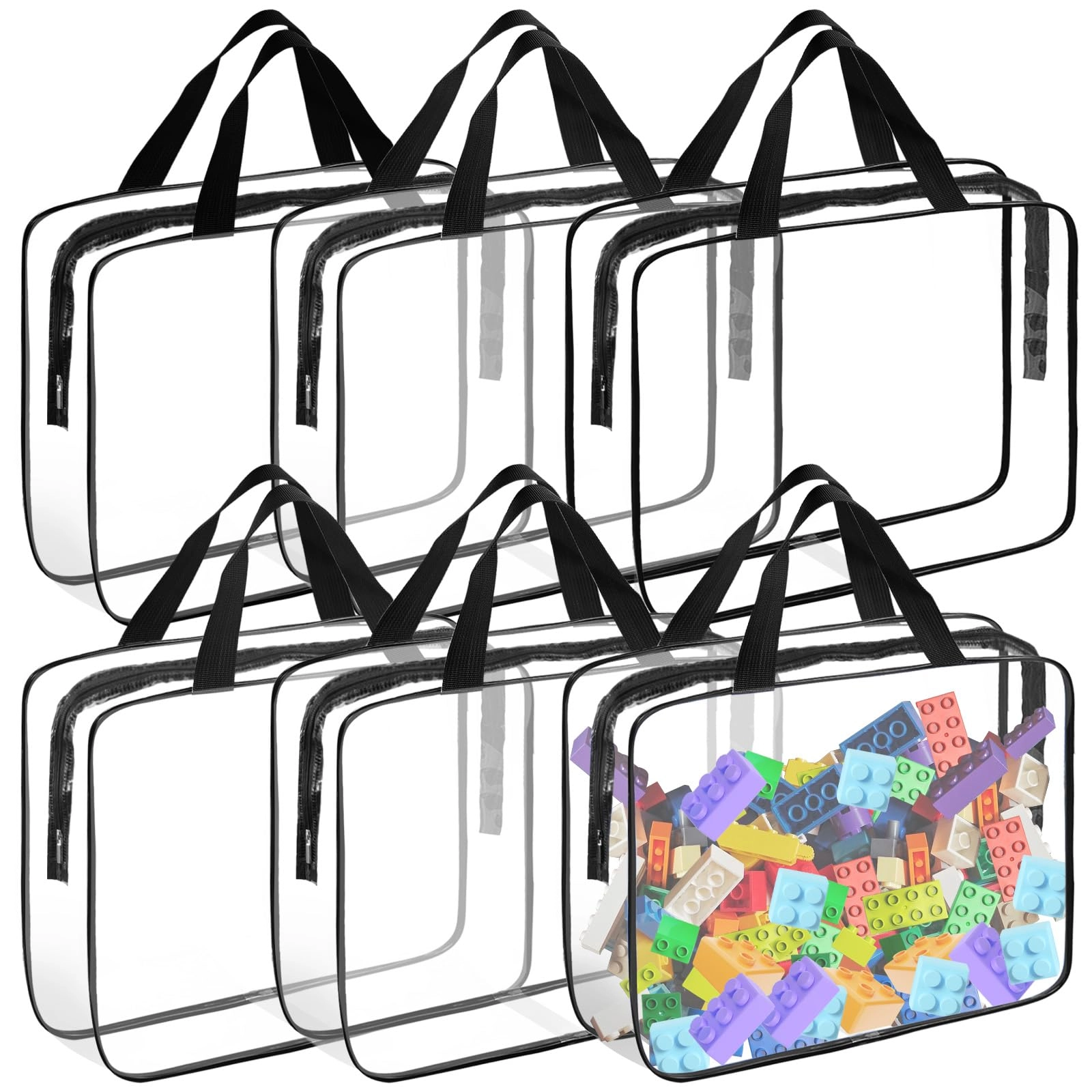YEXEXINM Extra Large Toy Storage Bags - PVC