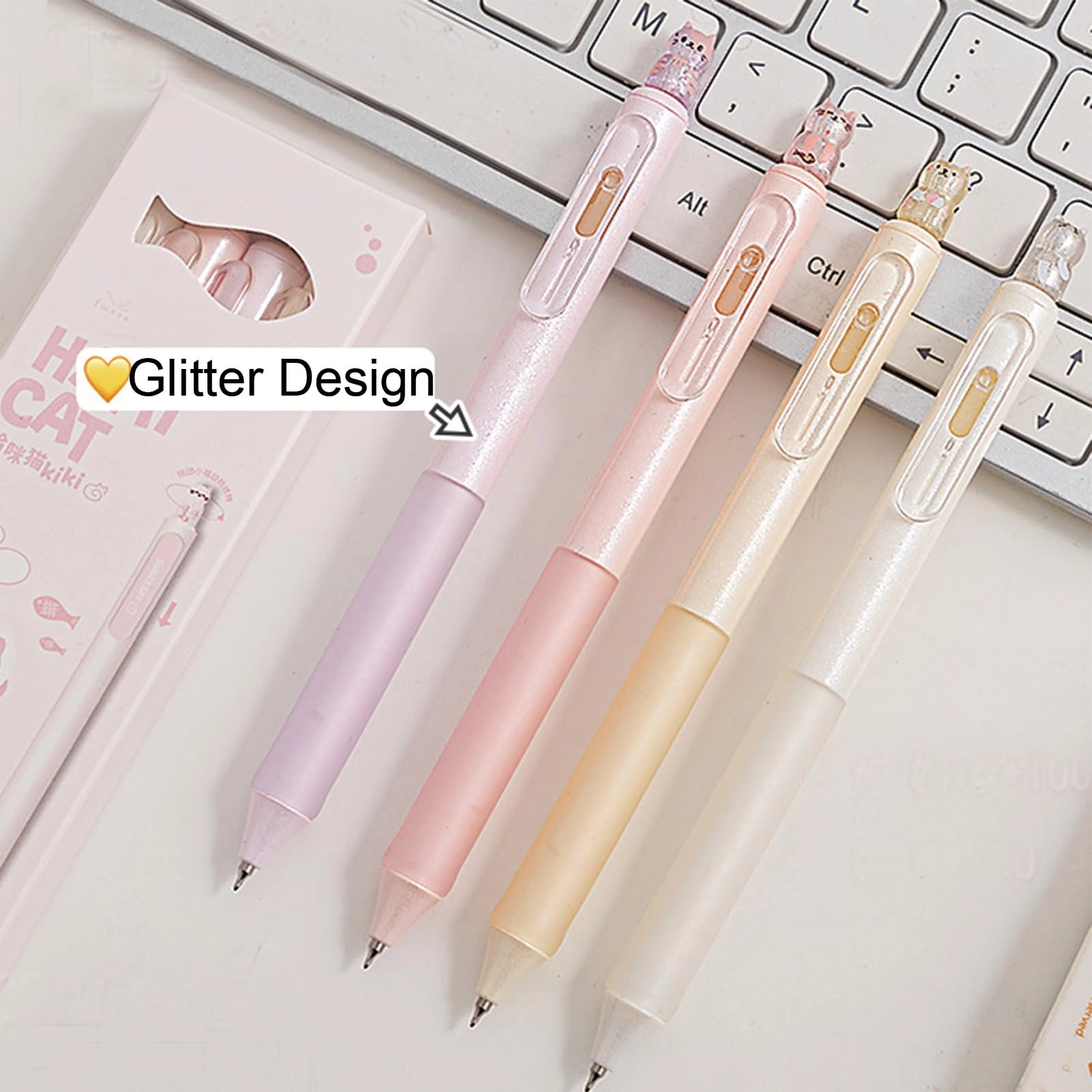 Gel Pen - 4Pcs 0.5mm