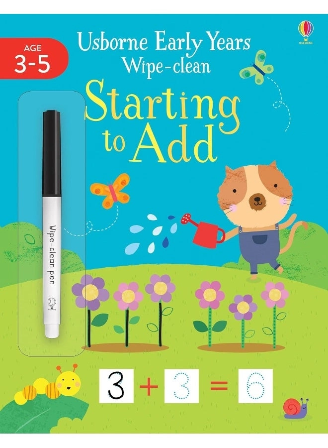 Usborne Starting to Add - Early Years Wipe-Clean