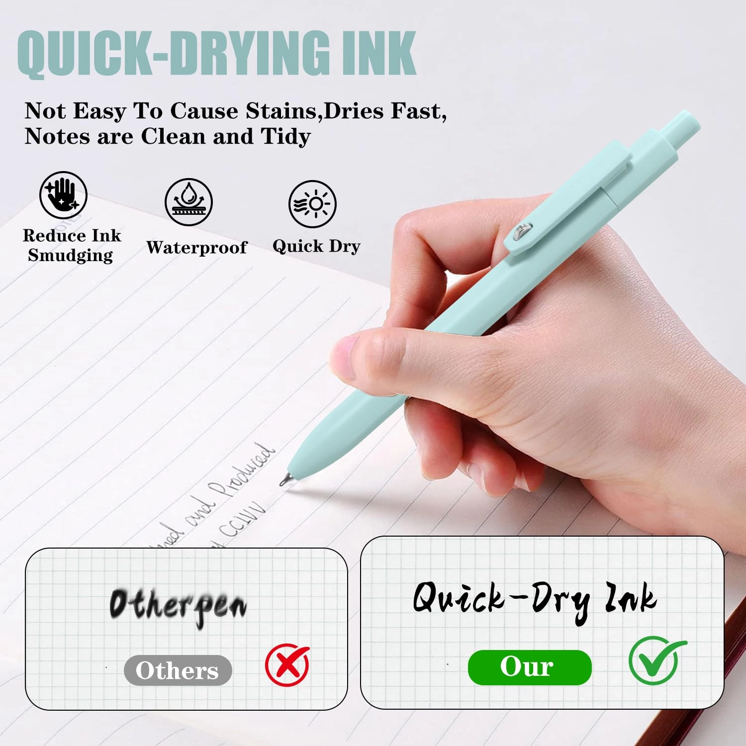 Aesthetic Pens - 8 Pcs 0.5mm