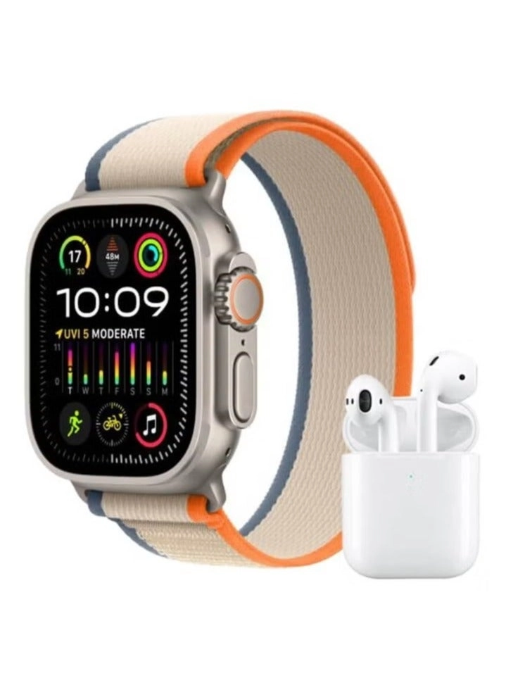 Smart Duo Smart Watch + Bluetooth Earphones + Wireless Charger