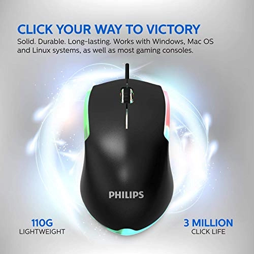 SPK9314 3-Button Computer Mouse RGB Impeglow FX - USB