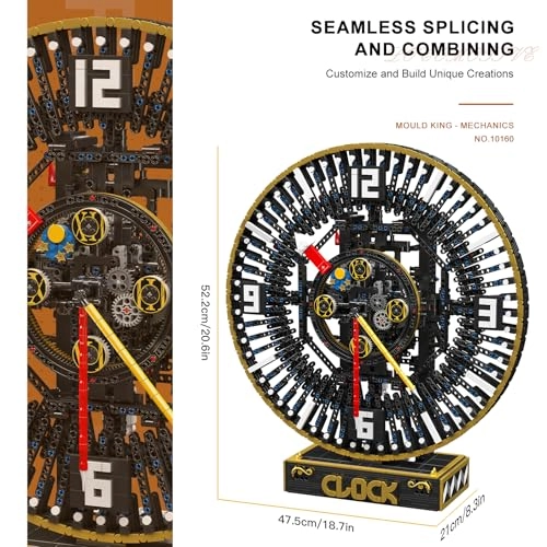 Clock Building Set (FTDE-10160-0422) - 3675 Pieces App Controlled