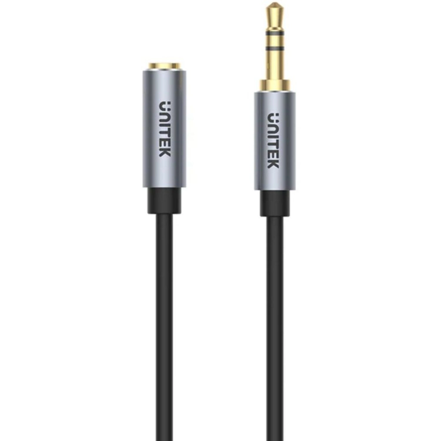 UNITEK 3.5mm Plug to 3.5mm Jack Headphone Extension Cable - 1m