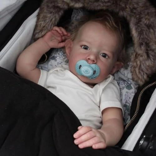 Liam Reborn Baby Doll - 20 inch Vinyl Boy Blonde Hair Ages 3+
