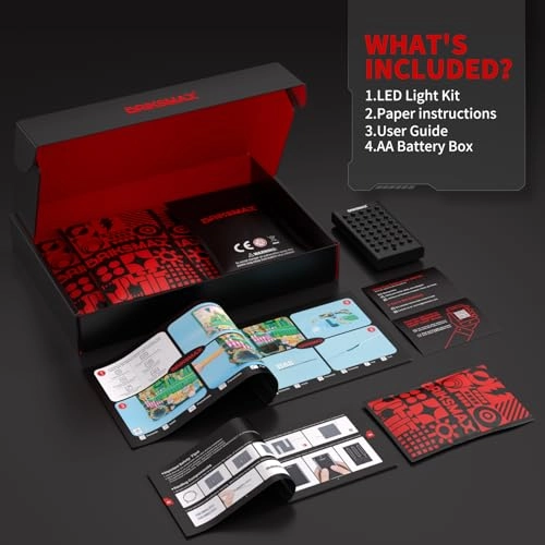 2.0 Light Kit for LEGO Wicked Emerald City Wall Art 75685