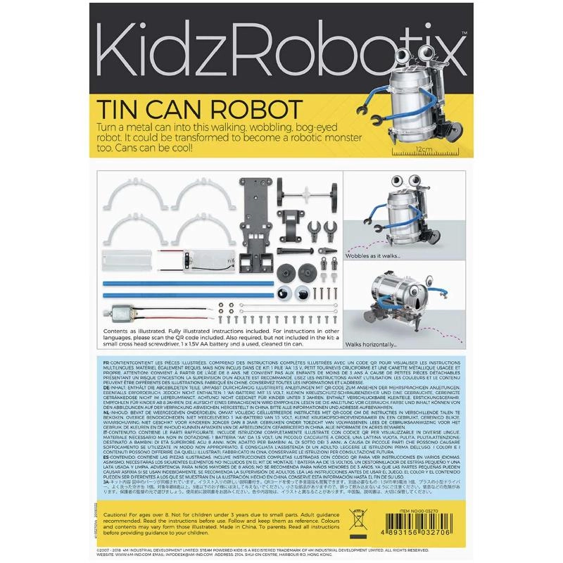 STEAM Girl Tin Can - 8 years+