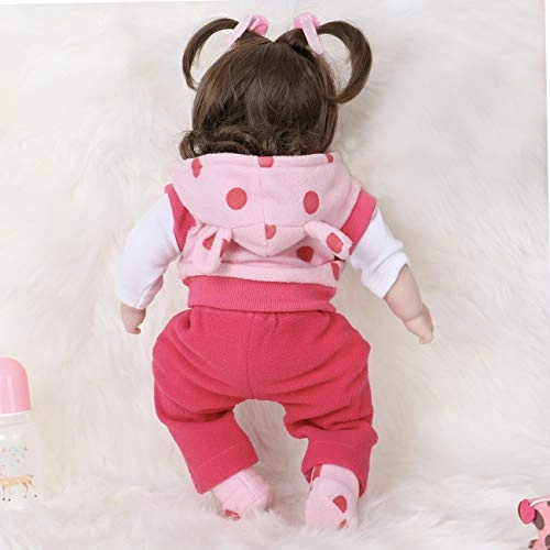 Reborn Baby Doll - 16 inch Vinyl Silicone girl Ages 3+ Gift Set