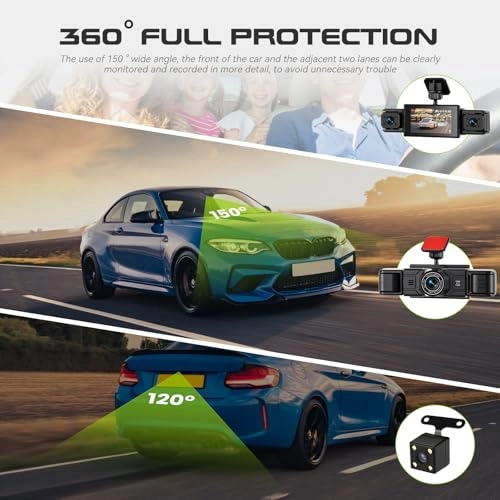 4-Channel Dash Cam - 1080P