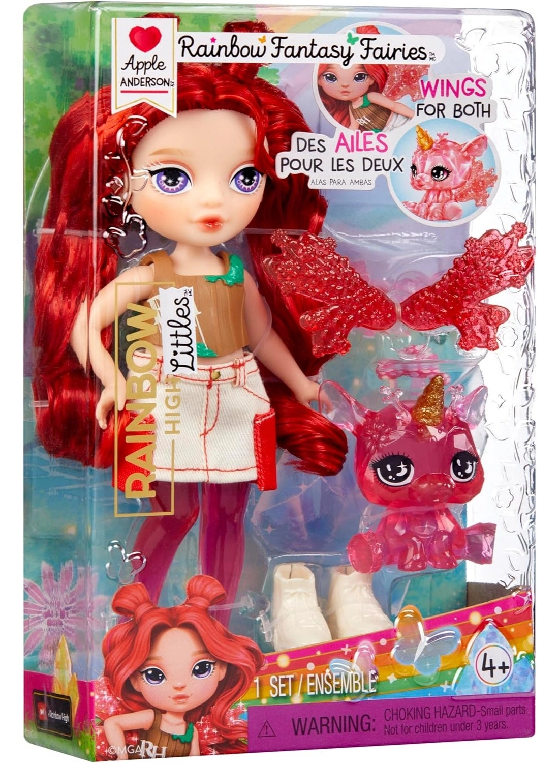 Apple Doll - 5.5” Poseable Purple Hair