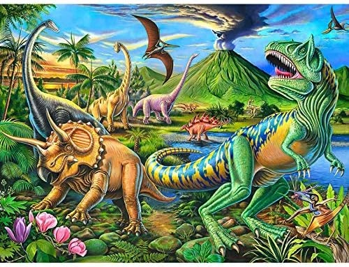 RANSUNN Dinosaur Puzzle - 100 pcs