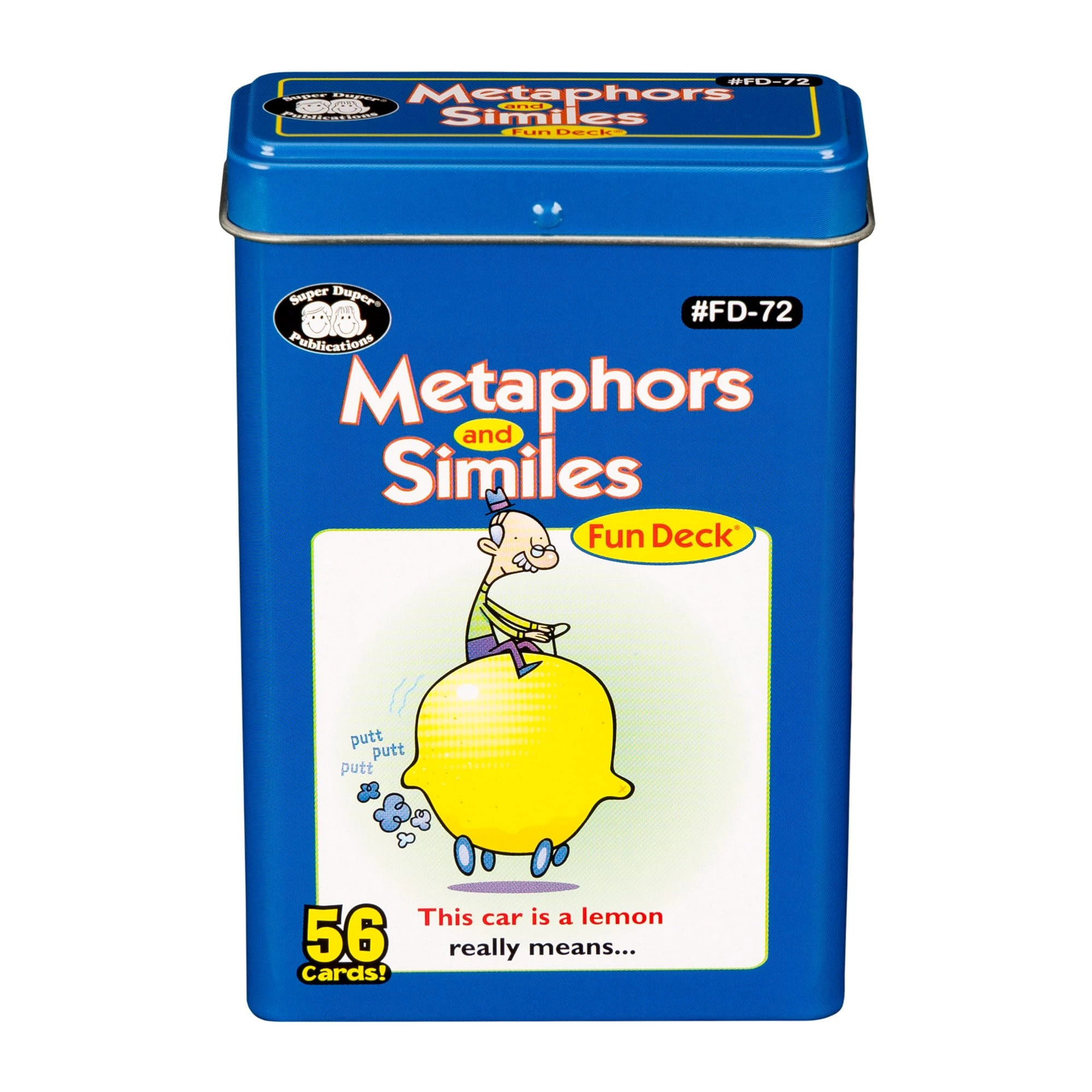 Super Duper Publications Metaphors and Similes Fun Deck - Kid 56 pieces