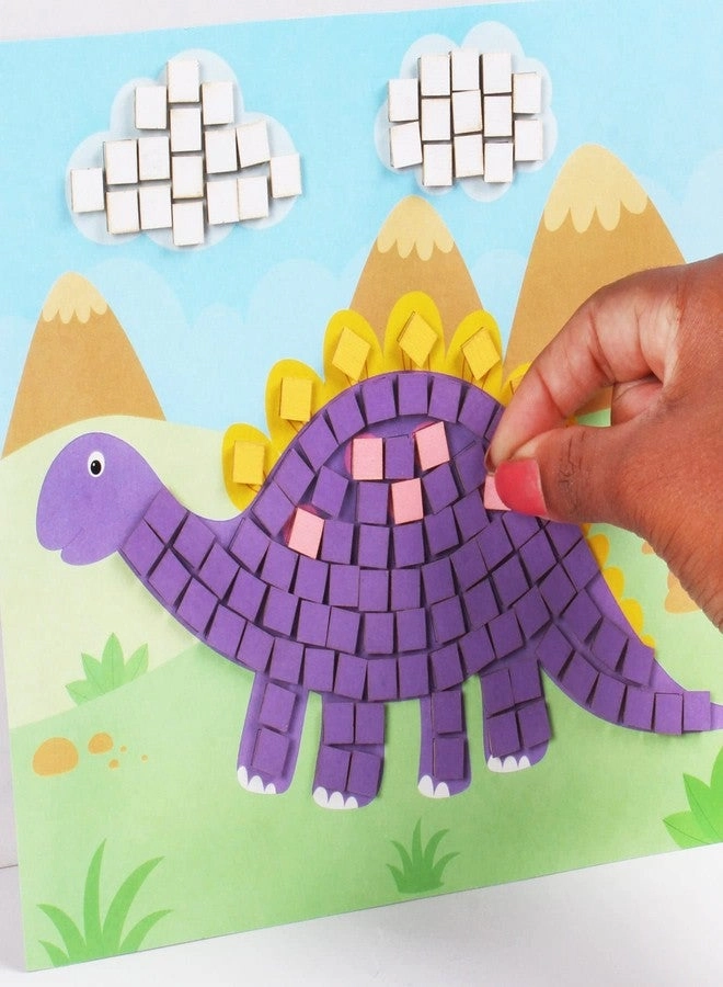 Mosaic Art Decor Peel & Stick - Dinosaur