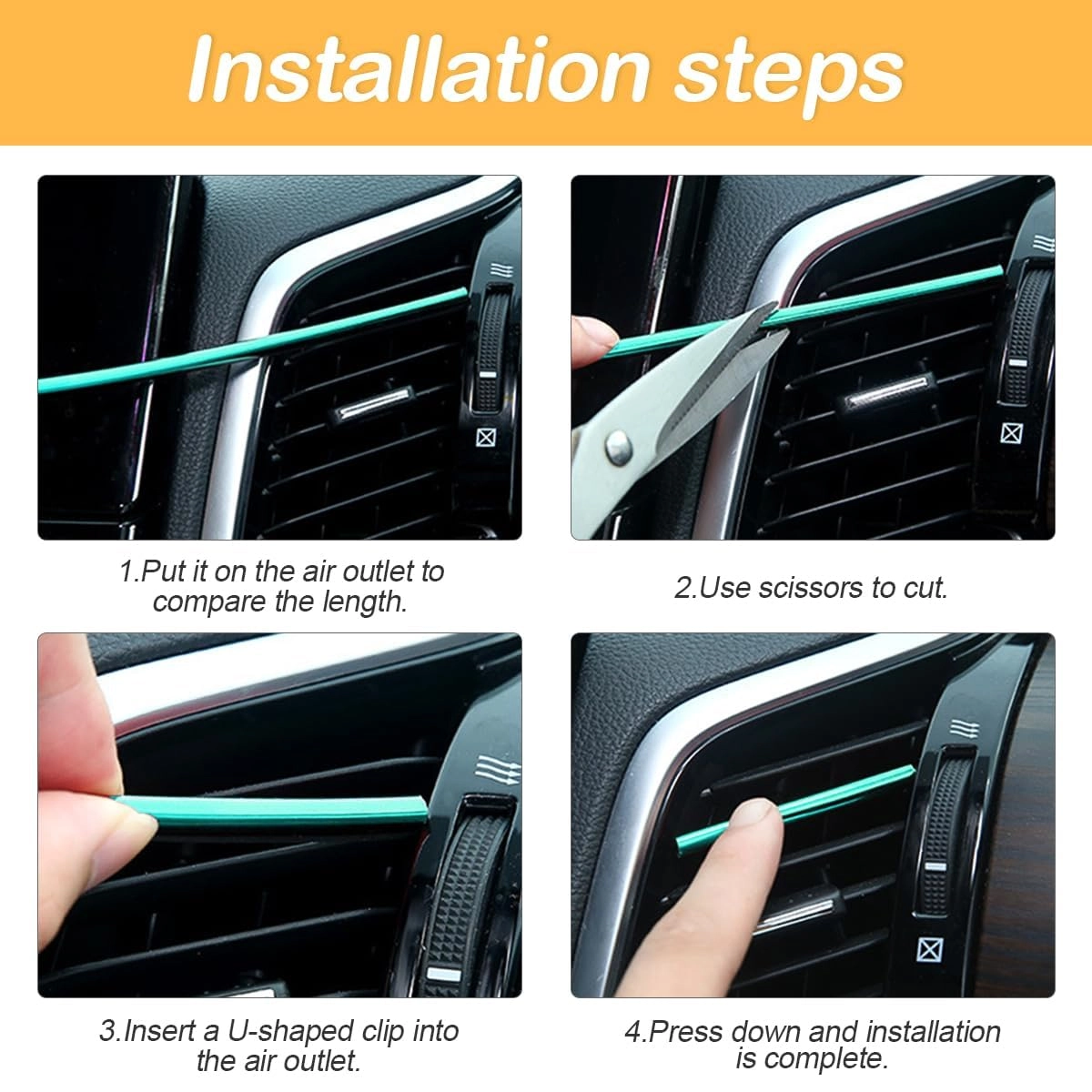 Universal Car AC Vent Decoration Strip