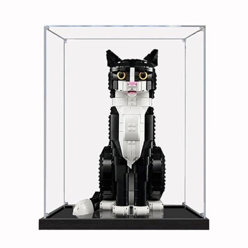 Clear Acrylic Display Case - Dustproof 27 x 27 x 37 cm