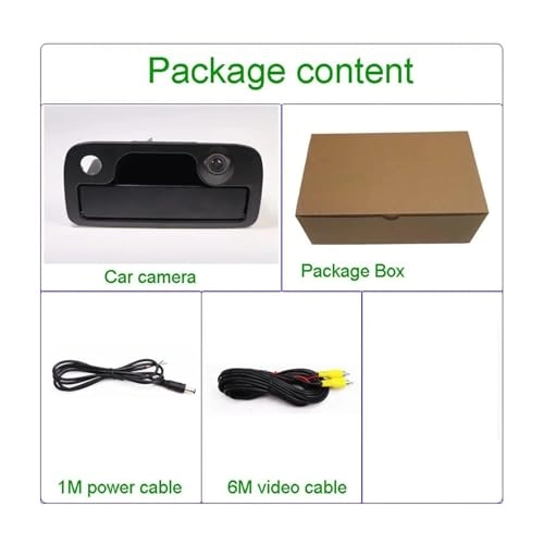 Reverse car rear view camera - Night vision Wired 720 x 540 pixels