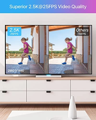 8 Channel 5MP 3K PoE Home Security Camera System