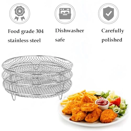 Air Fryer Rack - Stainless Steel 3 piece(s)