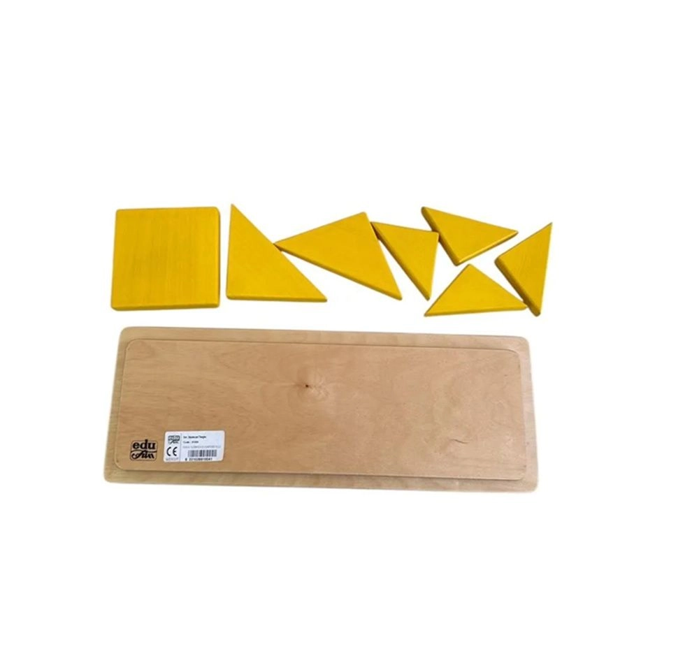 Squares And Triangles - Suitable for 12 months and above 8 Pcs