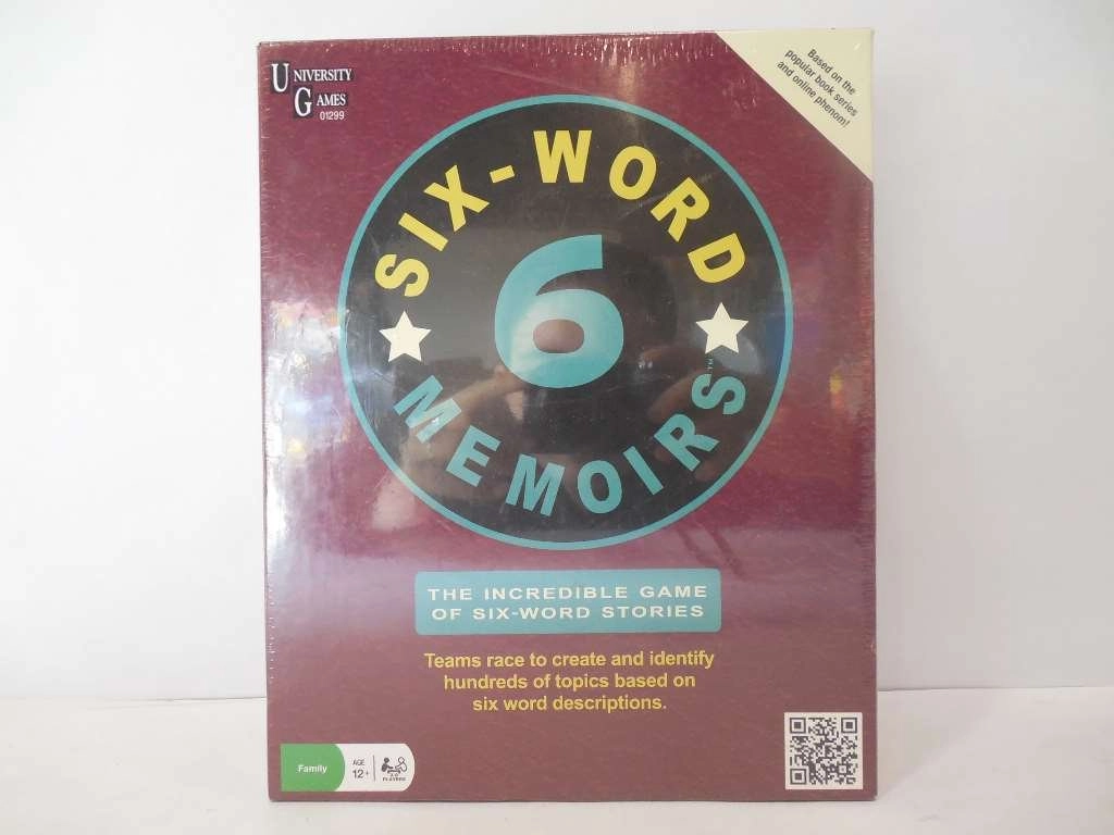 University Games 6 Word Memoirs: Family - Card Game