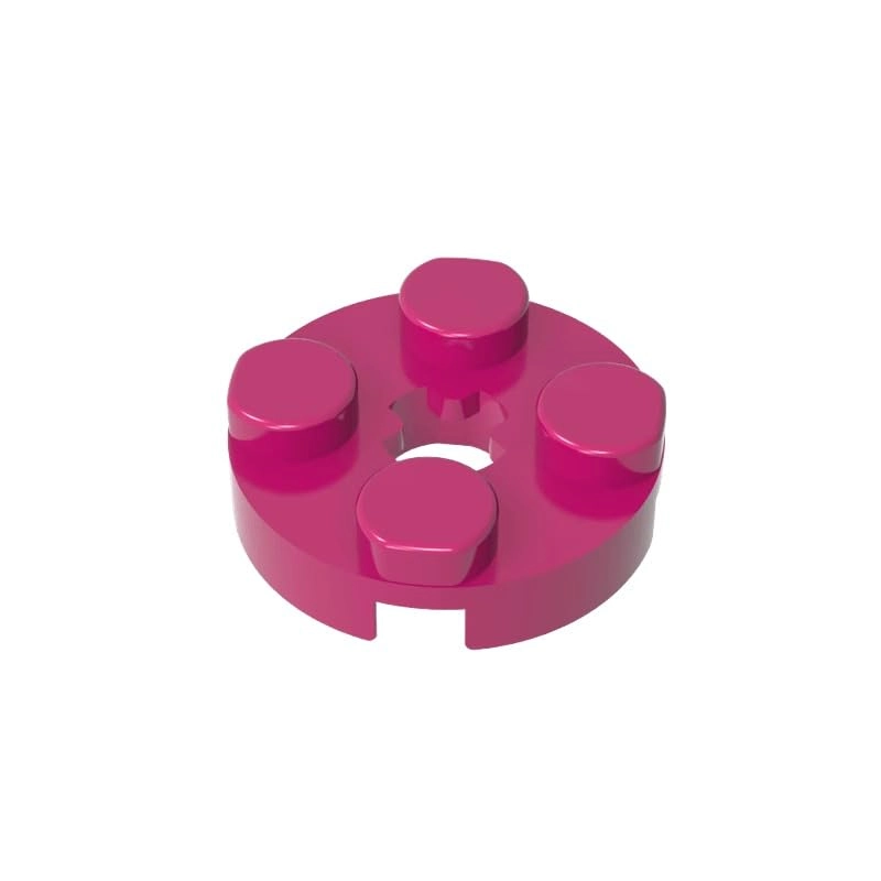 GDS-609 Plate Round 2x2 with Axle Hole Type 1 - 50pcs