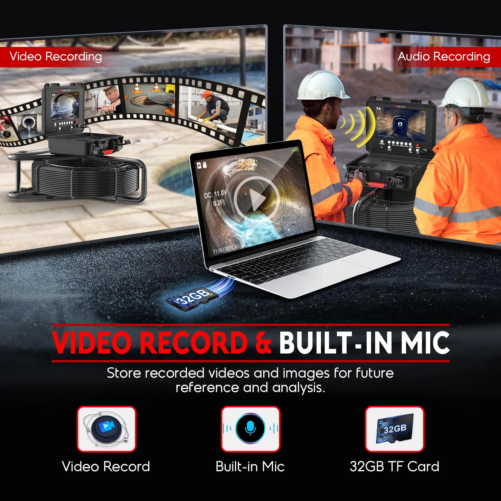 Sewer Camera with Locator
