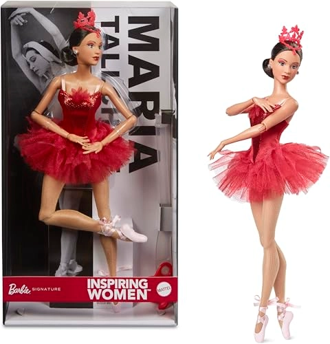 Maria Tallchief Doll - Inspiring Women Firebird Ballet Costume Ages 6+