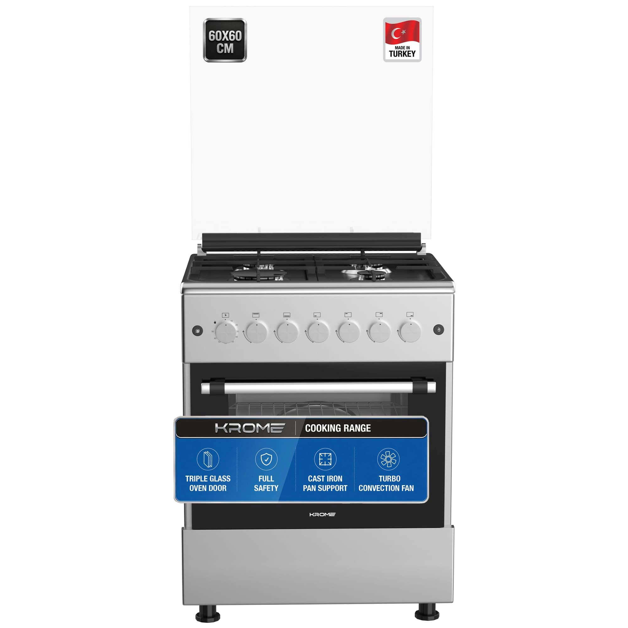 Krome KR-CR 6061FE GAS Cooker