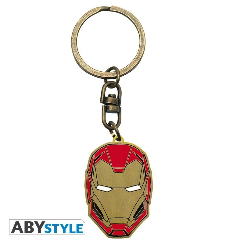 Marvel Iron Man Helmet Metal Keychain