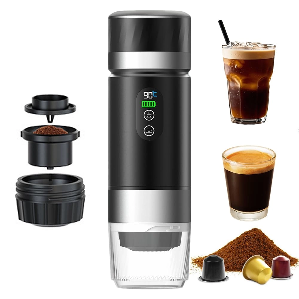Foreverup mini coffee machine - 150 Milliliters Capsule & Ground Coffee