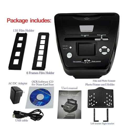 Film Slide Scanner - 22MP 2.4" LCD