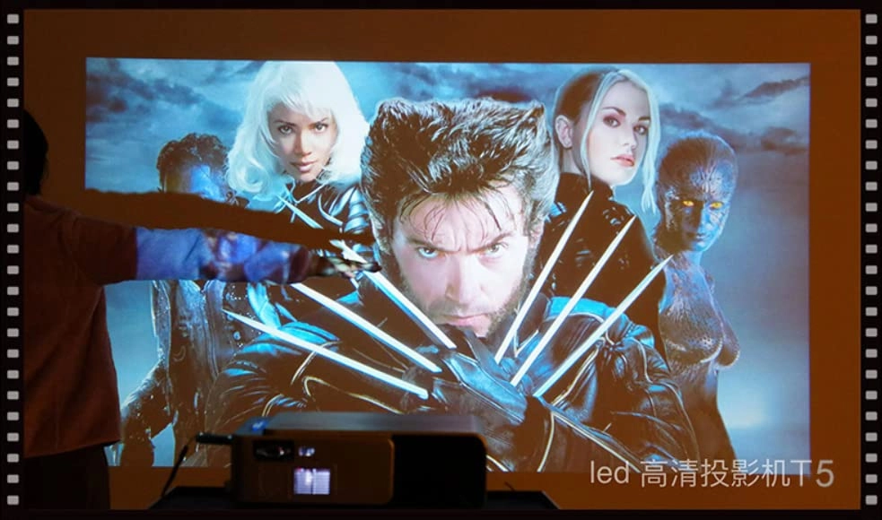 Home mobile phone wireless wifi smart projector - 1280*720 pixels