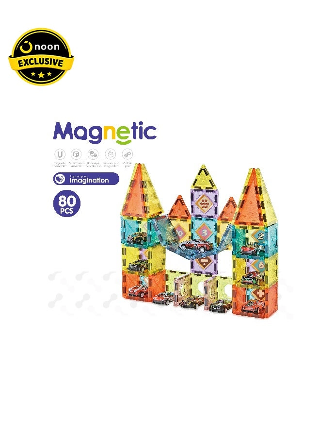 Magni Mates Magnetic DIY Blocks Set - 80 pcs