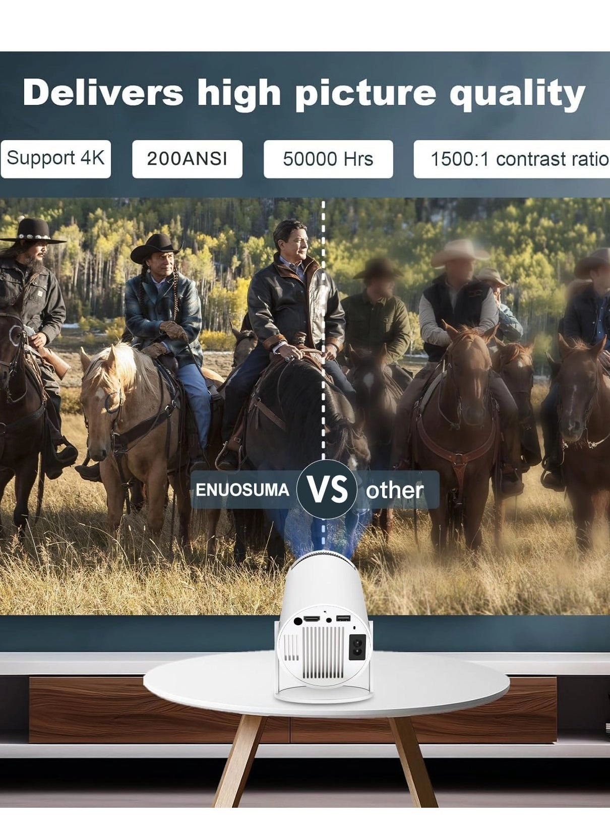 HY300 90 ANSI lumens