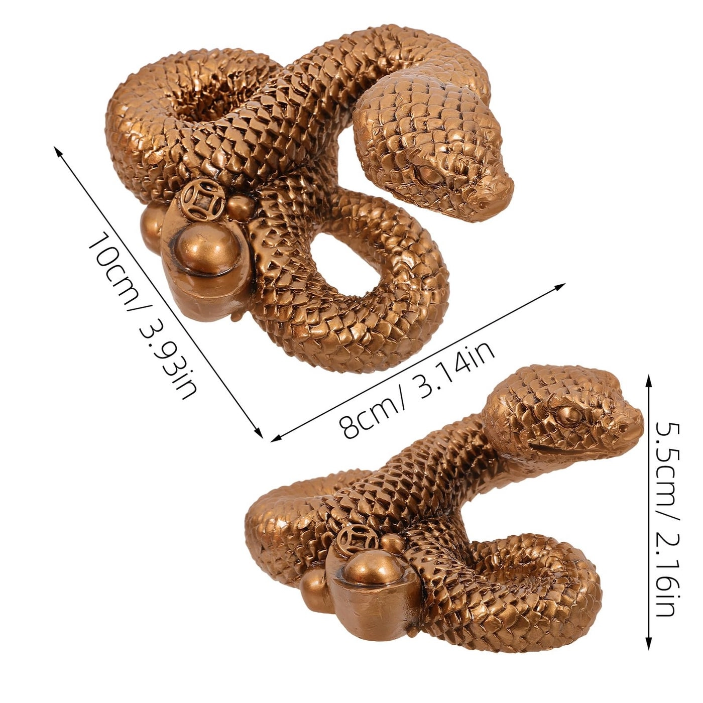 Snake Statue - Resin