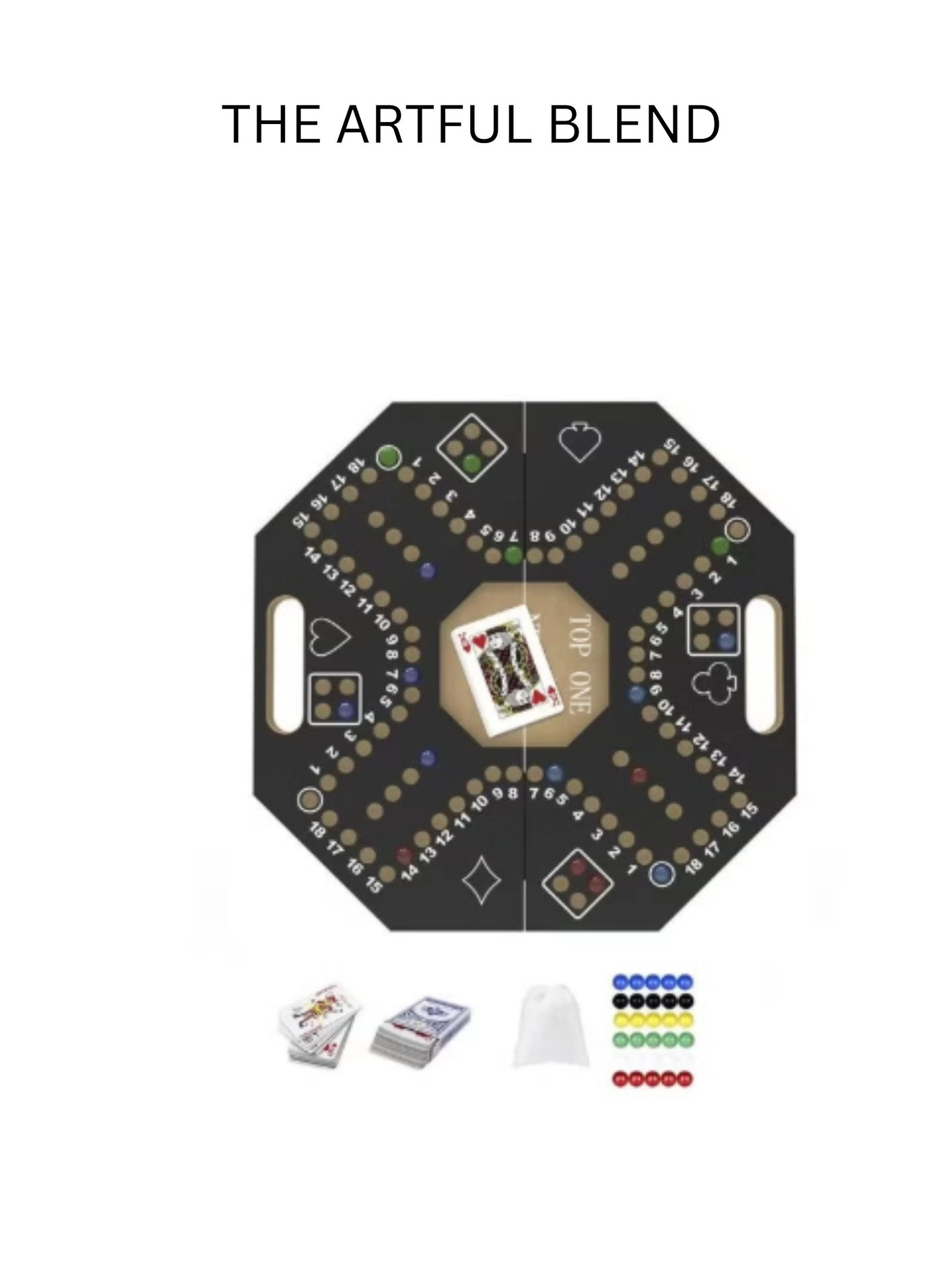 THE ARTFUL BLEND Jackaroo Wooden Board Game