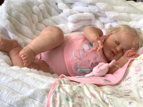 Reborn Toddler Baby Doll - 24inches Hand-rooted Hair Ages 3+