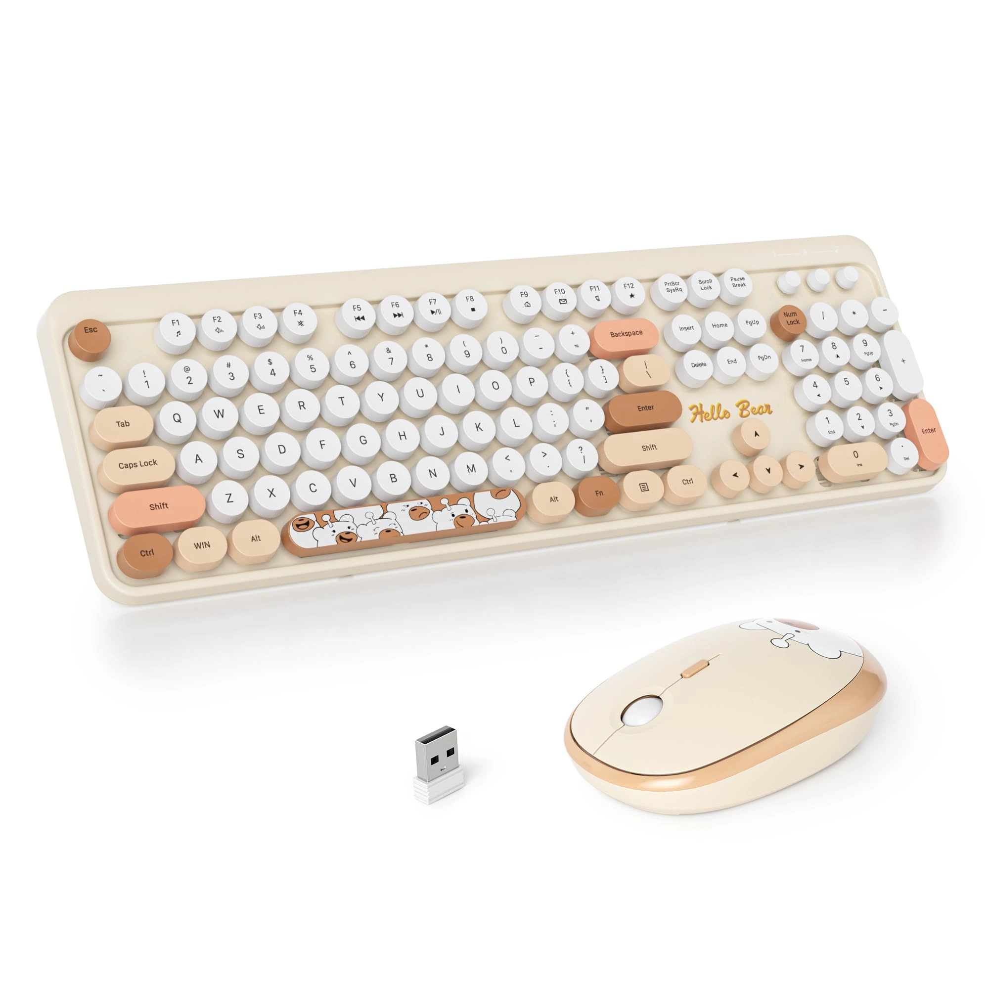 Wireless Keyboard & Mouse Set - US Wireless