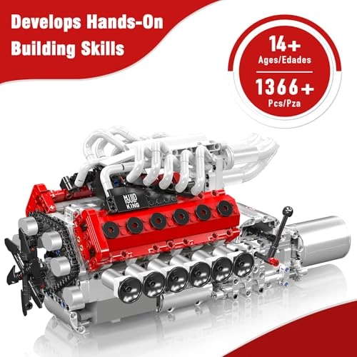 Engine Building Blocks (10210) - V12 Motor Model