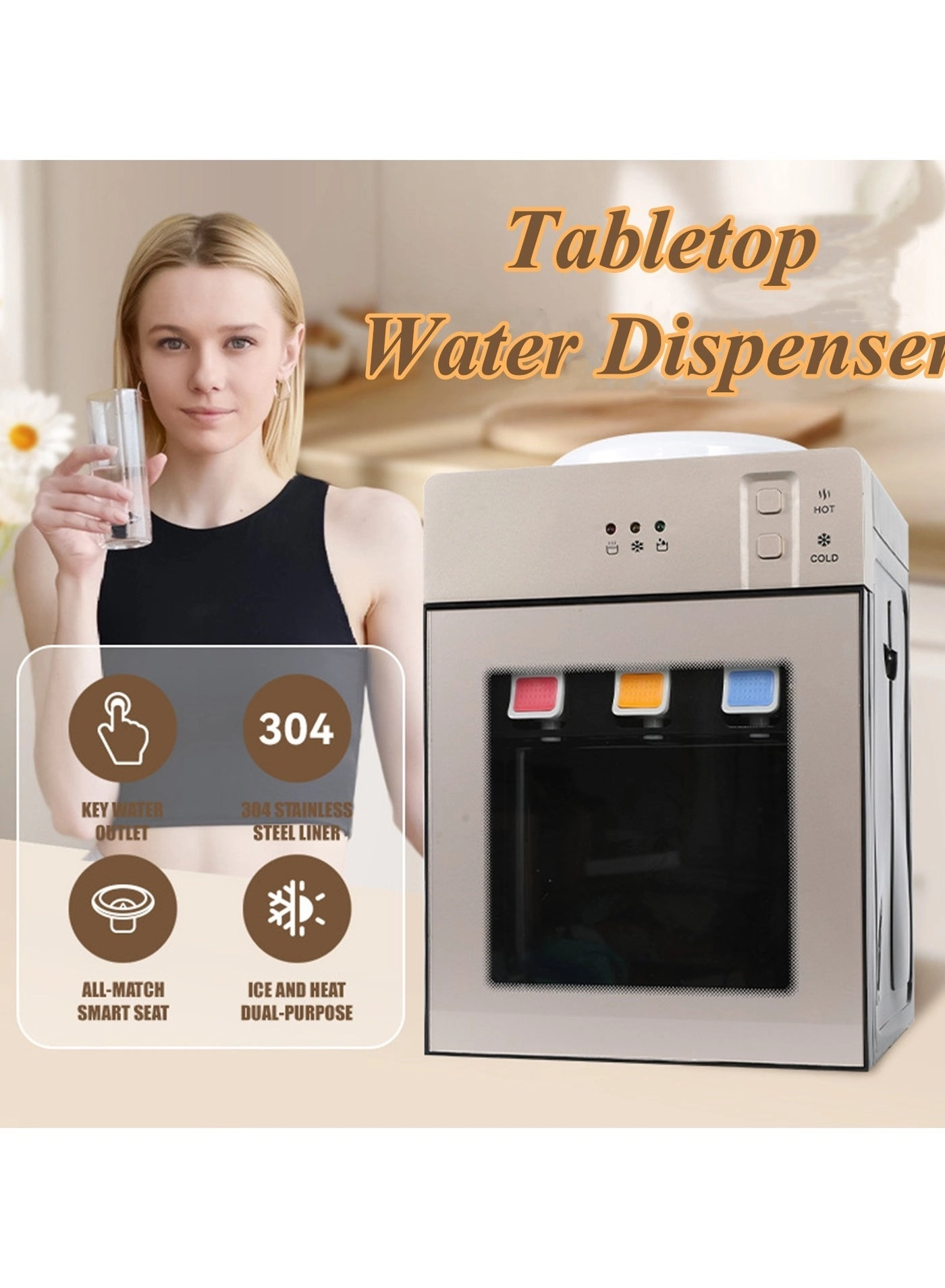 Countertop Water Dispenser - 3 Or 5 Gallon