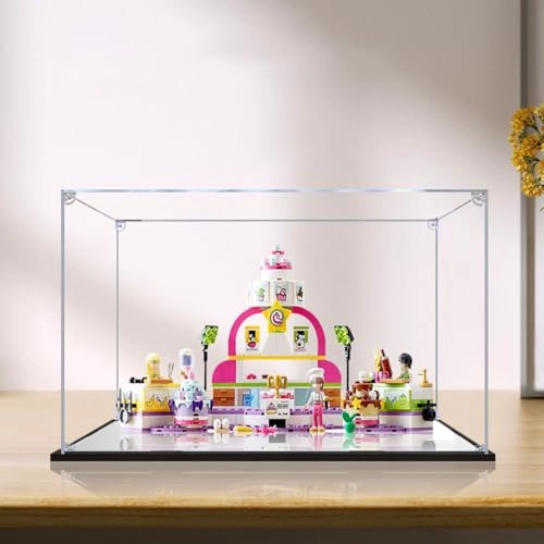 Figures Display Box - 30x20x25cm Mirror+sliding Door