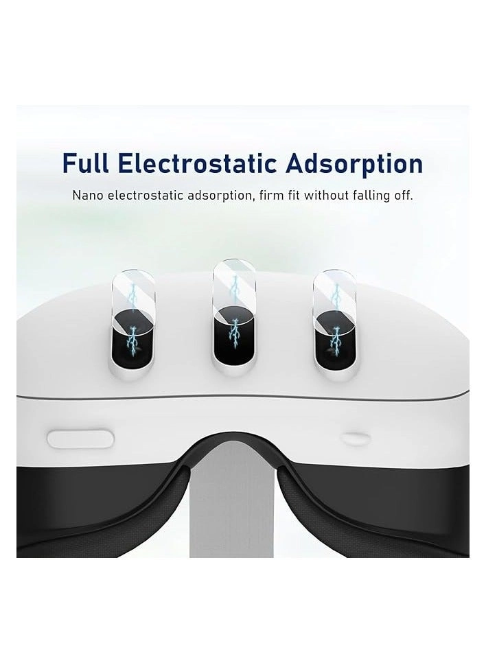 Protector Cover Set - Sweatproof Washable + Silicone Headset Cover + Face Cushion Cover Pad + Lens Dust Cover + Controller Thumb Grips - 2 Pack