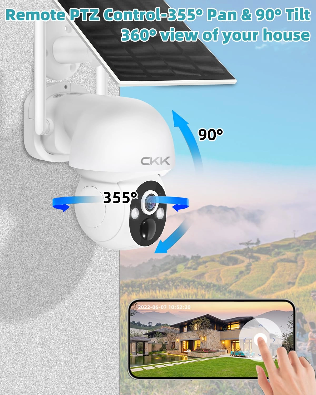 Solar Security Camera System 2.5K