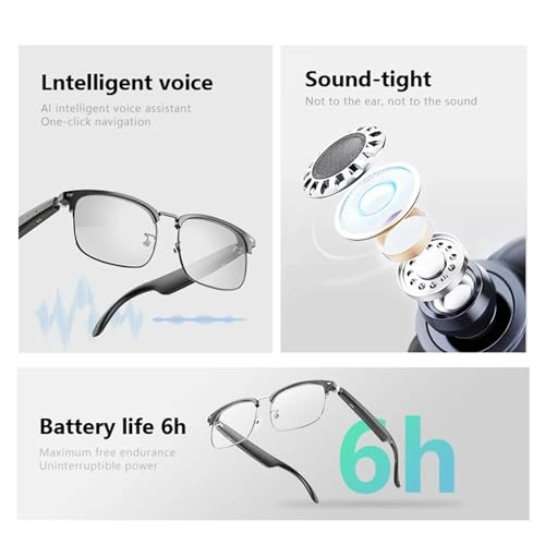 Smart Glasses - Bluetooth 5.3 Anti Blue Light Magnetic Charging