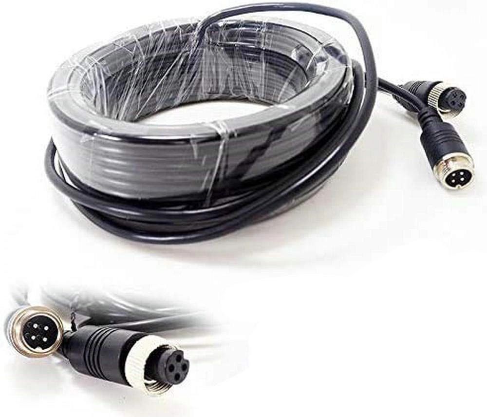 BW Corp 4-Pin Aviation Video Extension Cable - 32ft/10m Waterproof Shockproof