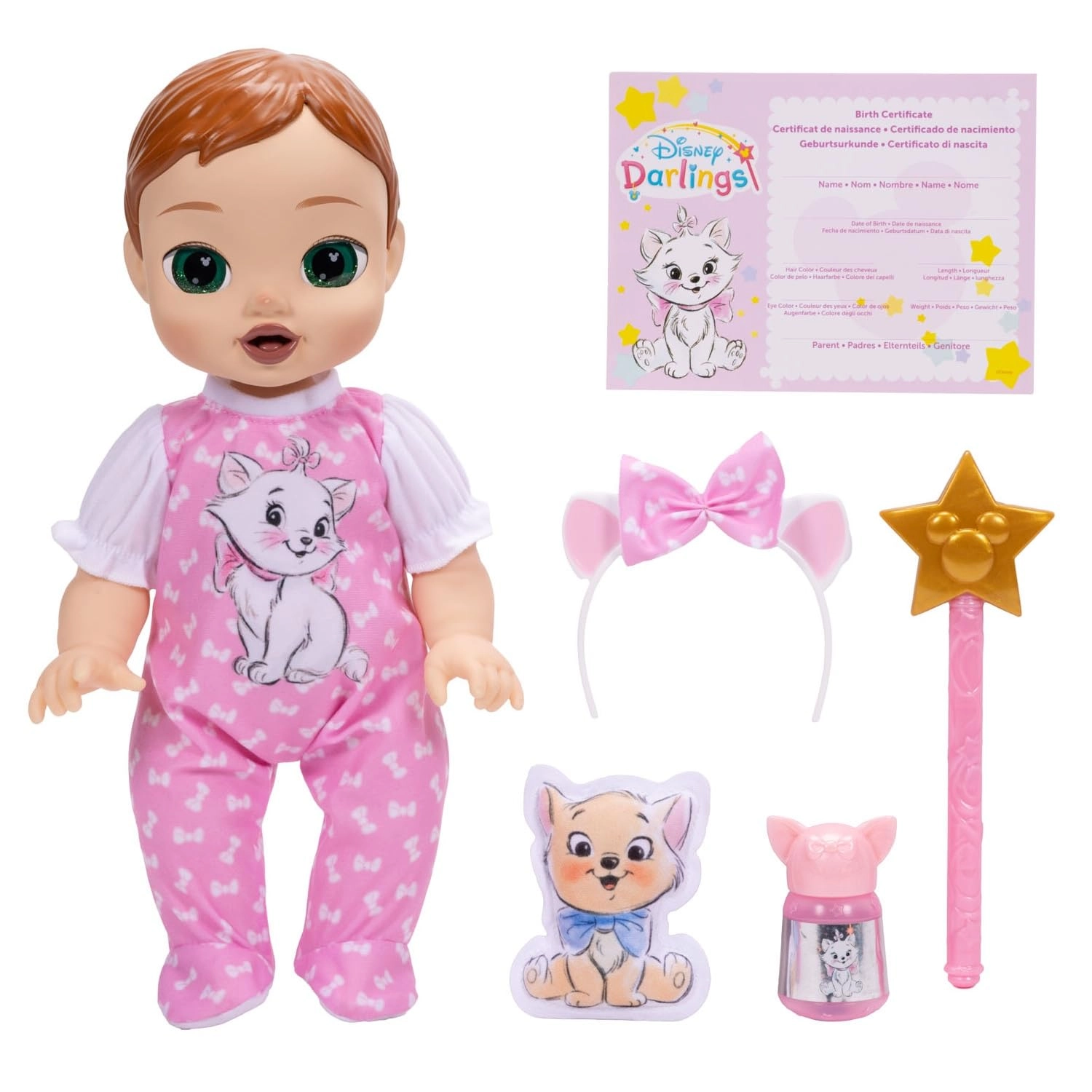 JAKKS Pacific Marie Baby Doll - 11" soft bodied Interactive Magic