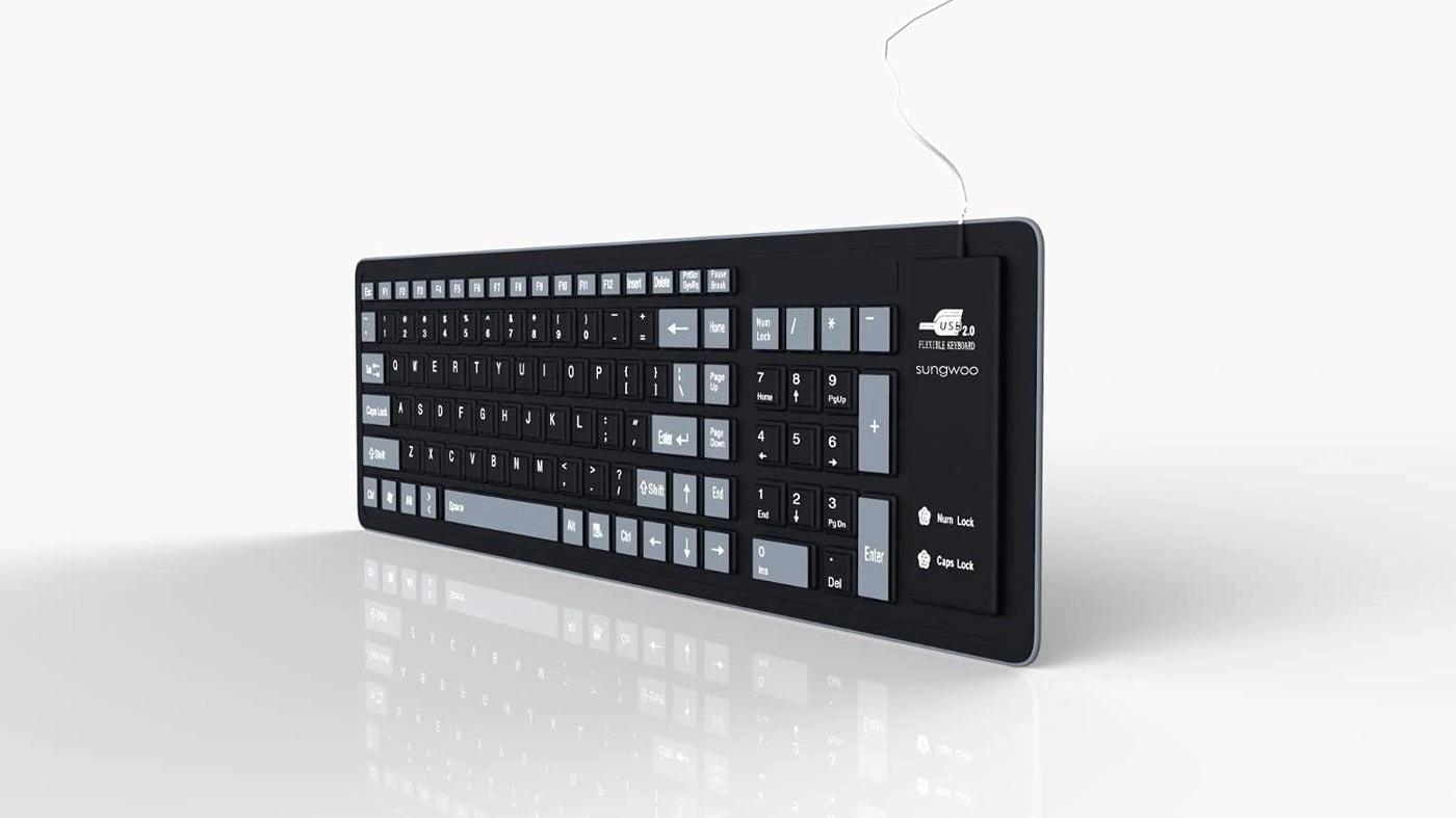 Wireless Silicone Foldable Rollup Keyboard - UN Wireless