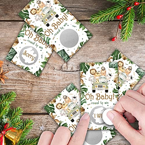 Woodland Animal Scratch Off Game Cards - Unisex-Kids 32 pieces