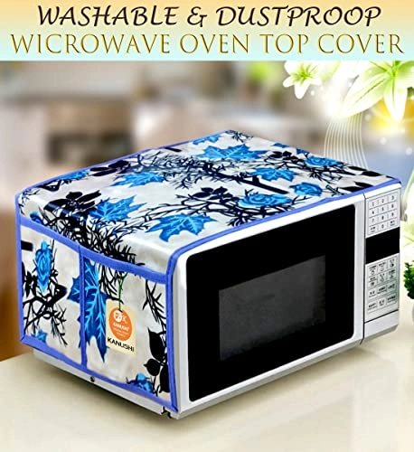 Microwave/Oven Top Cover - 4 Utility Pockets Polyester