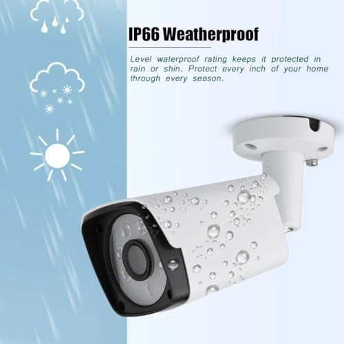 4CH DVR + Bullet Camera - 8pcs 1080P/2.0MP